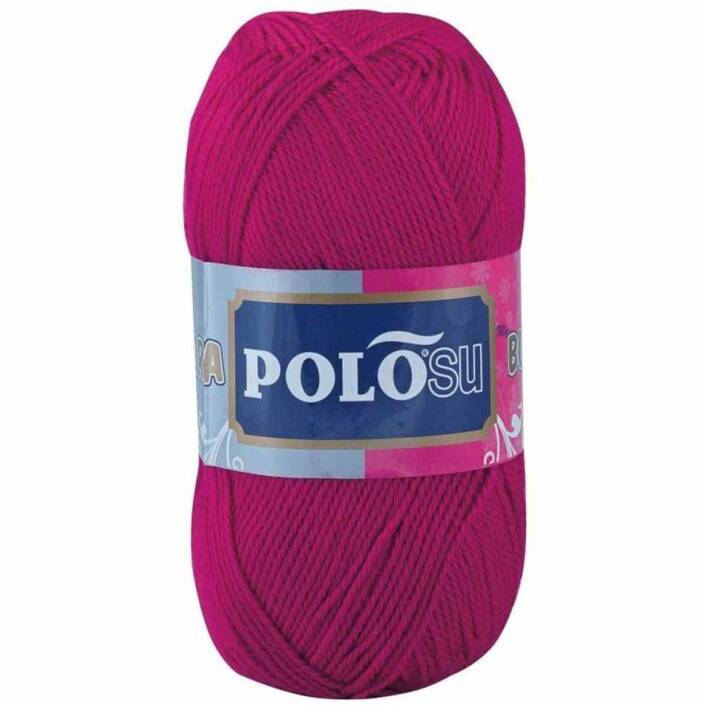 Polosu Lüks Patik El Örgü İpi 369 Açık Fuşya ( 5 Adet ) - 1