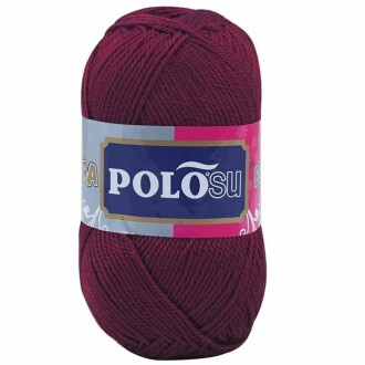 Polosu Lüks Patik El Örgü İpi 399 Bordo ( 5 Adet ) - 1