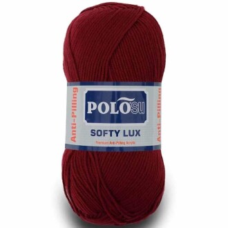 Polosu Softy Lux Bebe El Örgü İpi 407 Bordo ( 5 Adet ) - Polosu