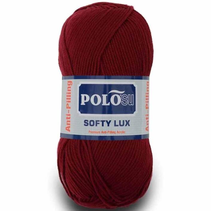 Polosu Softy Lux Bebe El Örgü İpi 407 Bordo ( 5 Adet ) - 1