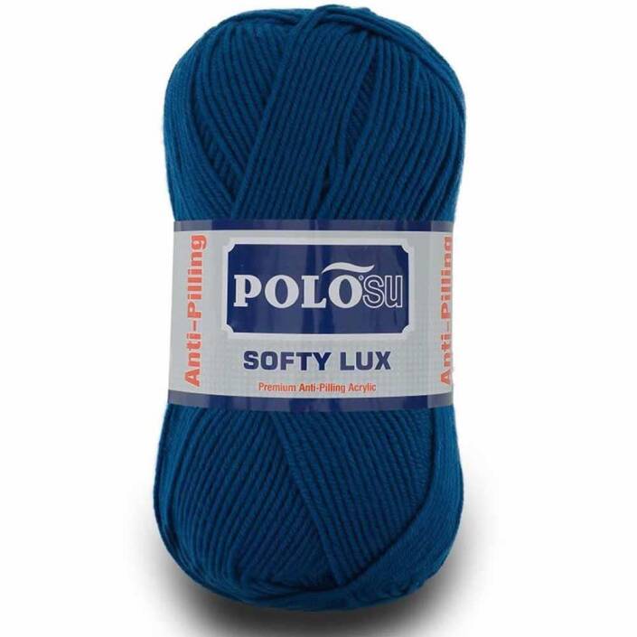 Polosu Softy Lux Bebe El Örgü İpi 431 Petrol Mavi ( 5 Adet ) - 1