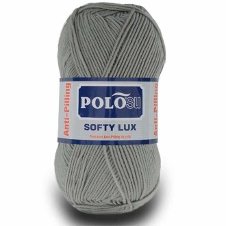 Polosu Softy Lux Bebe El Örgü İpi 434 Koyu Gri ( 5 Adet ) - Polosu