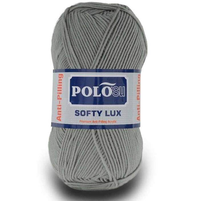 Polosu Softy Lux Bebe El Örgü İpi 434 Koyu Gri ( 5 Adet ) - 1