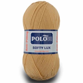 Polosu Softy Lux Bebe El Örgü İpi 436 Bej ( 5 Adet ) - Polosu