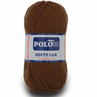 Polosu Softy Lux Bebe El Örgü İpi 438 Koyu Kahve ( 5 Adet ) - Polosu