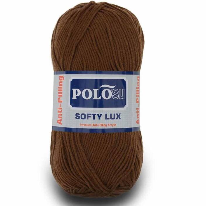 Polosu Softy Lux Bebe El Örgü İpi 438 Koyu Kahve ( 5 Adet ) - 1