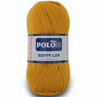 Polosu Softy Lux Bebe El Örgü İpi 439 Hardal ( 5 Adet ) - Polosu