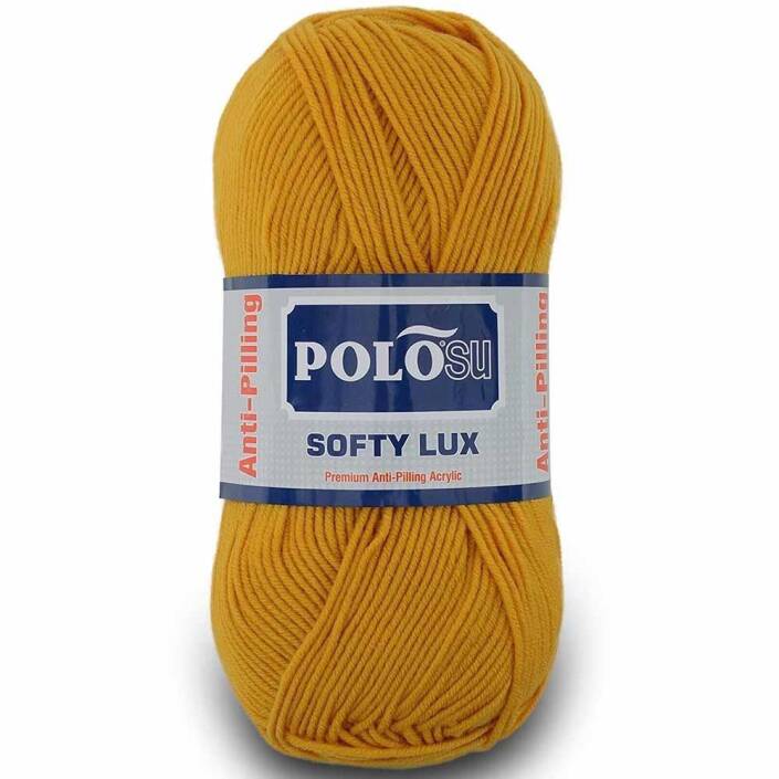 Polosu Softy Lux Bebe El Örgü İpi 439 Hardal ( 5 Adet ) - 1