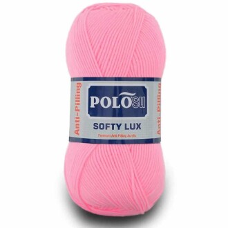 Polosu Softy Lux Bebe El Örgü İpi 441 Şeker Pembe ( 5 Adet ) - Polosu