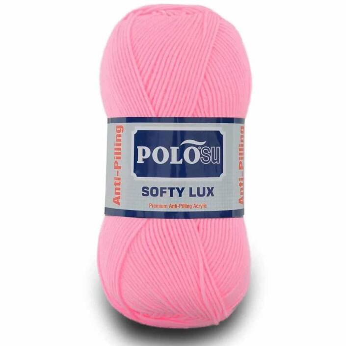 Polosu Softy Lux Bebe El Örgü İpi 441 Şeker Pembe ( 5 Adet ) - 1