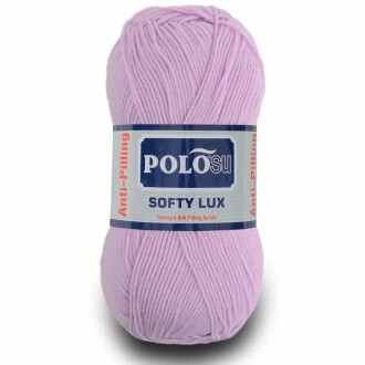 Polosu Softy Lux Bebe El Örgü İpi 444 Açık Leylak ( 5 Adet ) - Polosu