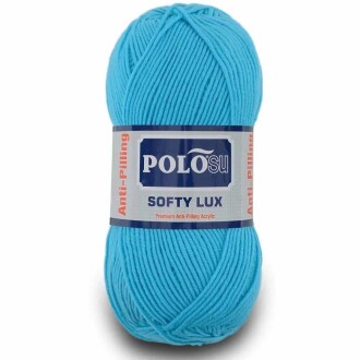 Polosu Softy Lux Bebe El Örgü İpi 447 Mavi ( 5 Adet ) - Polosu