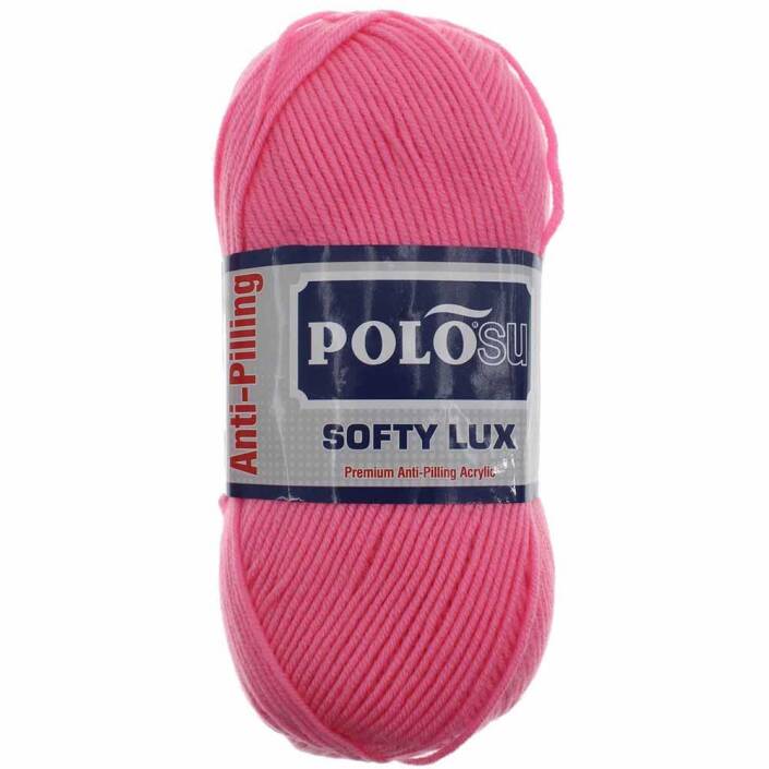 Polosu Softy Lux Bebe El Örgü İpi 463 Açık Nar Çiçeği ( 5 Adet ) - 1