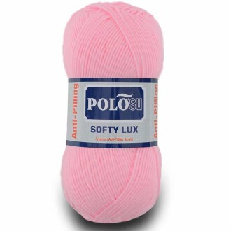 Polosu Softy Lux Bebe El Örgü İpi 465 Toz Pembe ( 5 Adet ) - Polosu