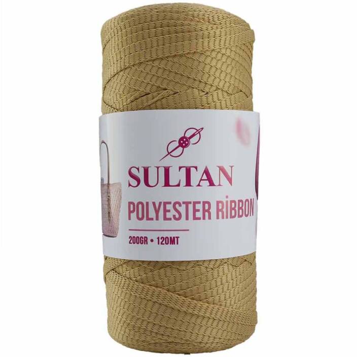Polyester Ribbon Makrome ( 200 Gr ) 631 Bej - 1
