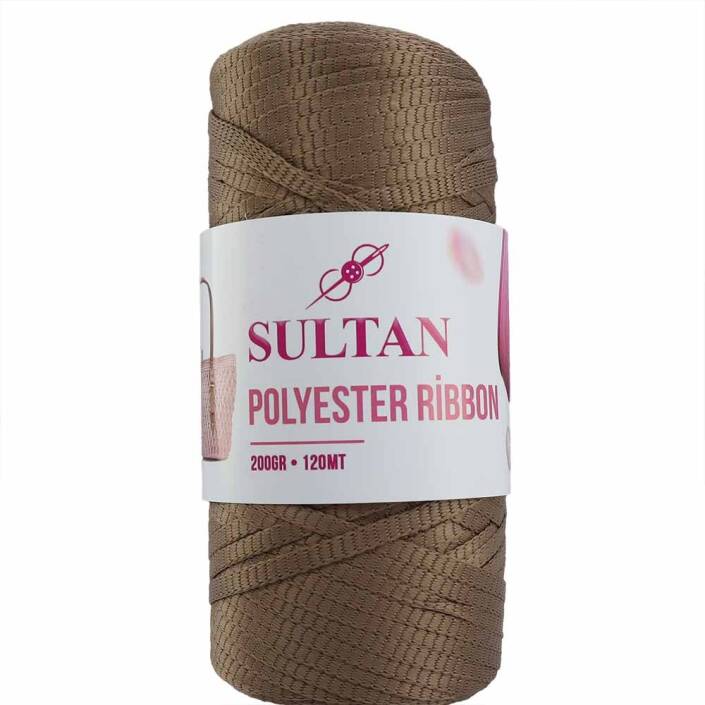 Polyester Ribbon Makrome ( 200 Gr ) 632 Vizon - 1