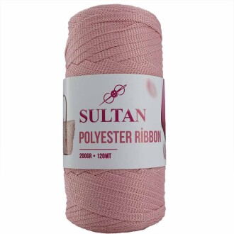Polyester Ribbon Makrome ( 200 Gr ) 642 Pudra - Sultan