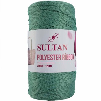 Polyester Ribbon Makrome ( 200 Gr ) 659 Mint - Sultan