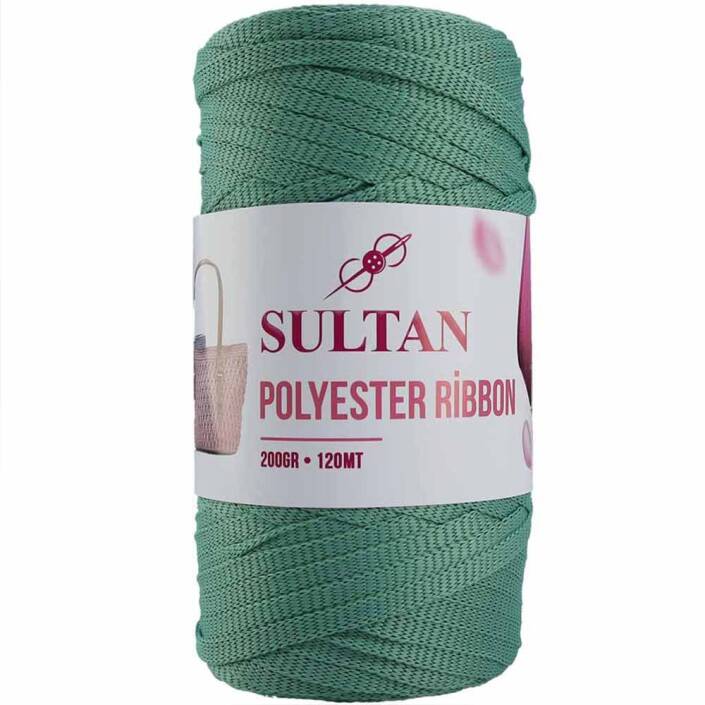 Polyester Ribbon Makrome ( 200 Gr ) 659 Mint - 1