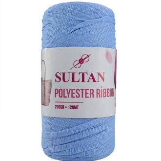 Polyester Ribbon Makrome ( 200 Gr ) 826 Bebe Mavisi - Sultan