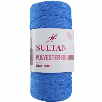 Polyester Ribbon Makrome ( 200 Gr ) 828 Turkuaz - Sultan