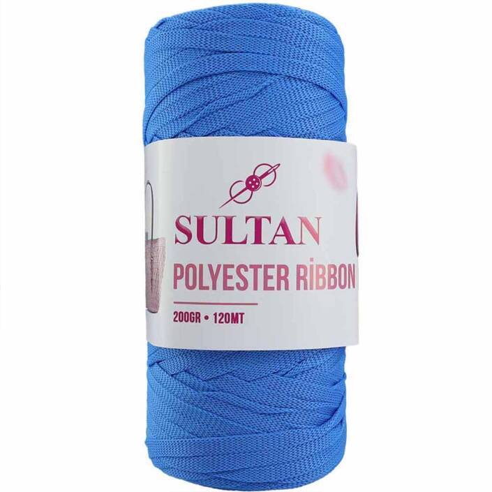 Polyester Ribbon Makrome ( 200 Gr ) 828 Turkuaz - 1