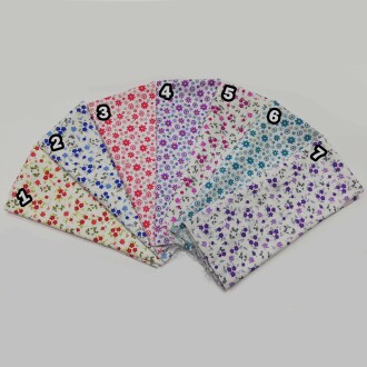 Poplin Kumaş Çiçek Desenli ( 50x90 ) - Orivyum