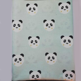 Poplin Kumaş Panda - Orivyum