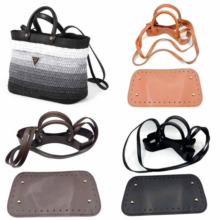 Prada-2 Deri Çanta Seti - 1