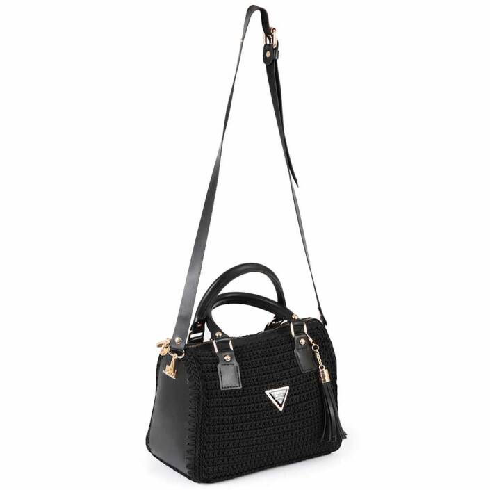 PRD Saplı Yan Körüklü Deri Çanta Seti - 2