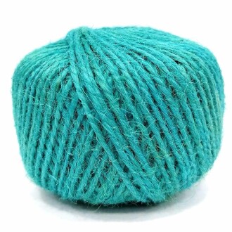 Renkli Jüt İp Turkuaz ( Hasır İp -Kendir İp -Çuval İpi -Kırnap İpi ) - Orivyum