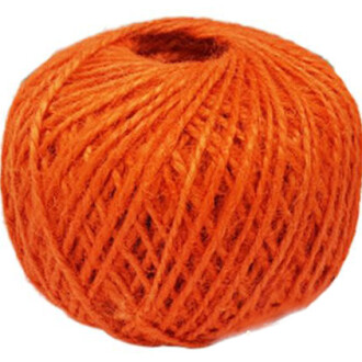 Renkli Jüt İp Turuncu ( Hasır İp -Kendir İp -Çuval İpi -Kırnap İpi ) - Orivyum