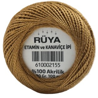 Rüya Etamin İpi 11 Sütlü Kahve - Rüya