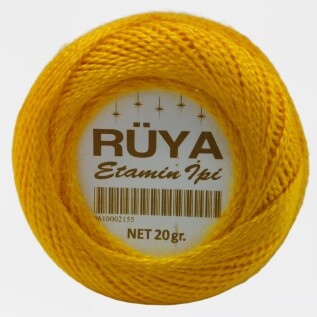 Rüya Etamin İpi 111 Sarı - Rüya