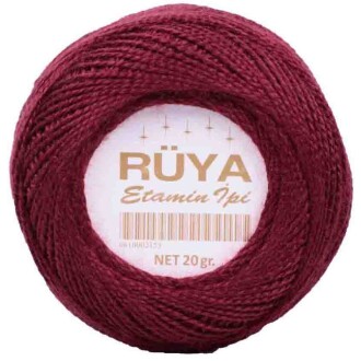 Rüya Etamin İpi Bordo - Rüya