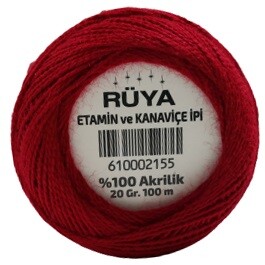 Rüya Etamin İpi Kırmızı - Rüya