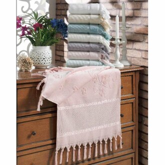 Rüya Etamin İşleme Havlusu Bağlamalı ( 50x90 ) 1 Adet - Rüya