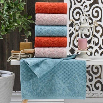 Rüya Gold Jakarlı Yüz Havlu ( 50x90 ) 1 Adet - Rüya