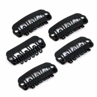 Saçsız Bebek Tokası Aparatı ( 100 Adet ) Siyah - Orivyum