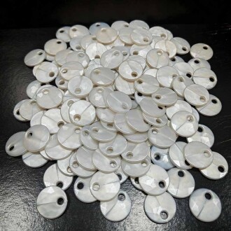 Sedef Görünümlü Plastil Pul ( 100 Gram ) Beyaz - Orivyum