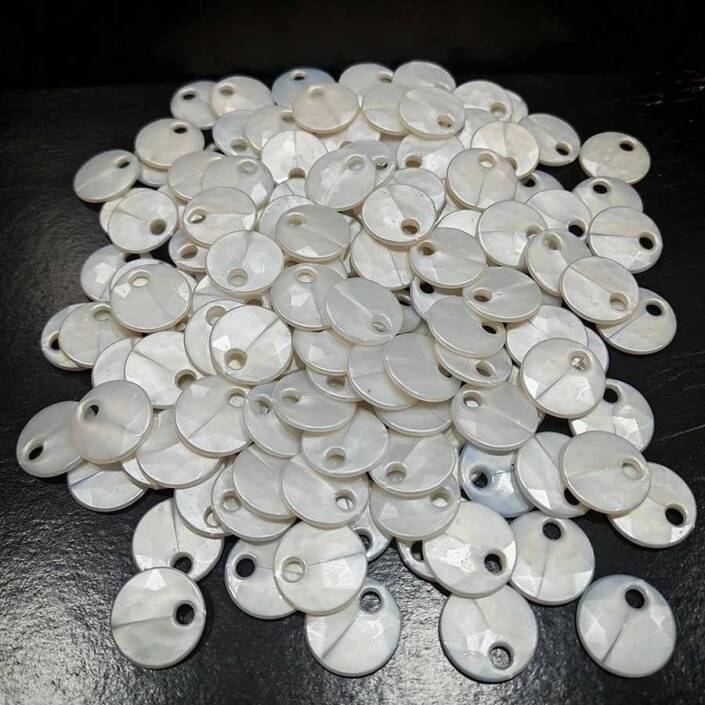 Sedef Görünümlü Plastil Pul ( 100 Gram ) Beyaz - 1