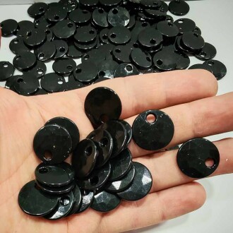 Sedef Görünümlü Plastil Pul ( 100 Gram ) Düz Siyah - 2