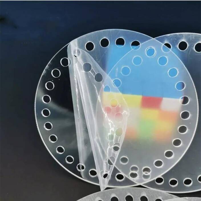 Şeffaf Çanta Plakası ( 2 Adet ) Yuvarlak 20x20 Cm - 3