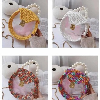 Şeffaf Çanta Plakası ( 2 Adet ) Yuvarlak 20x20 Cm - 4