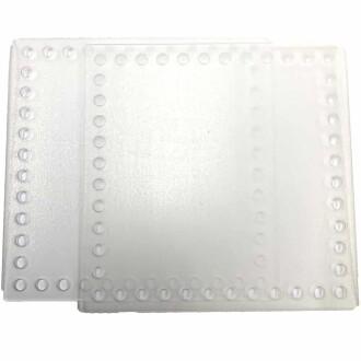 Şeffaf Çanta Plakası ( 2 Adet ) Dikdörtgen 20x20 Cm - 2