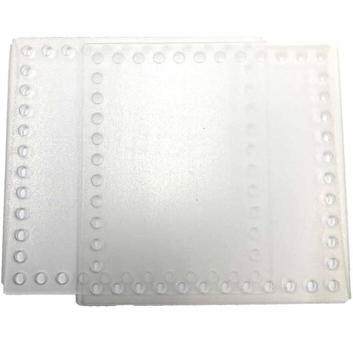 Şeffaf Çanta Plakası ( 2 Adet ) Dikdörtgen 20x20 Cm - 2