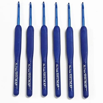 Shuma Silikon Saplı Tığ ( 1 Adet ) Blue Mavi - Shuma