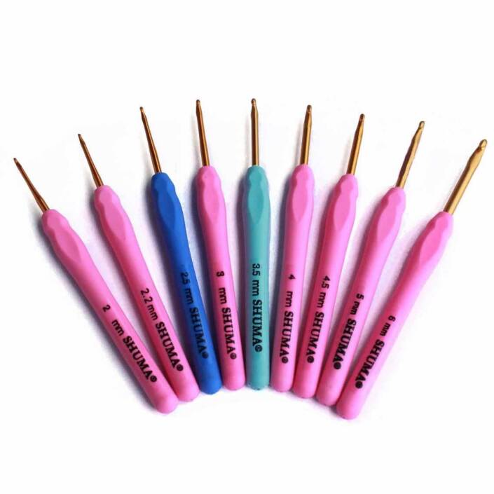 Shuma Silikon Saplı Tığ ( 1 Adet ) Pembe - 1