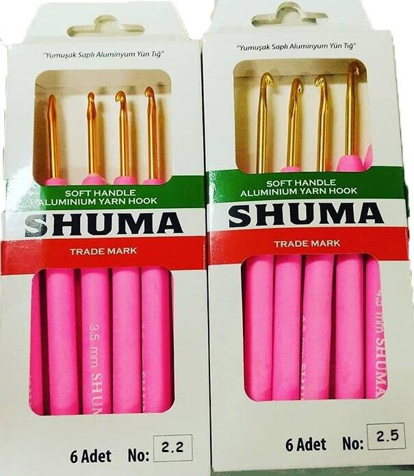 Shuma Silikon Saplı Tığ ( 1 Adet ) Pembe - 2