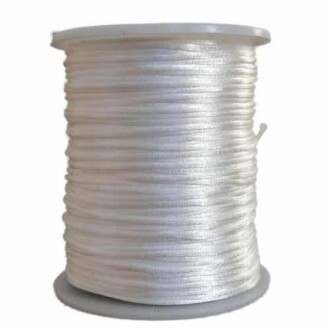 Sıçan Kuyruğu Beyaz ( Takı Ve Tesbih İpi ) 1 Metre - Orivyum